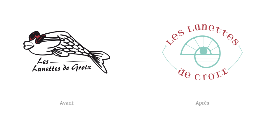 Logo Lunettes de Groix Avant/Après