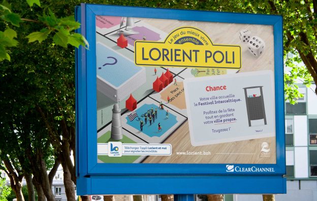 Affiche 4x3 Lorient poli propreté