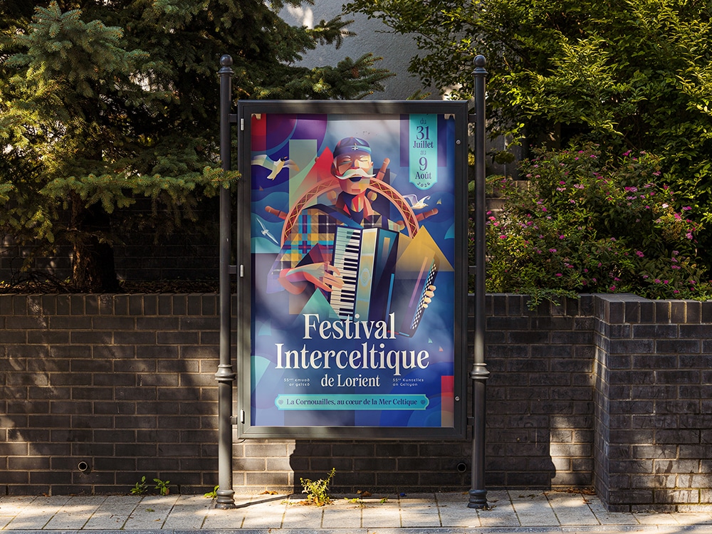 Affiche 120x176 du Festival Interceltique de Lorient 2026