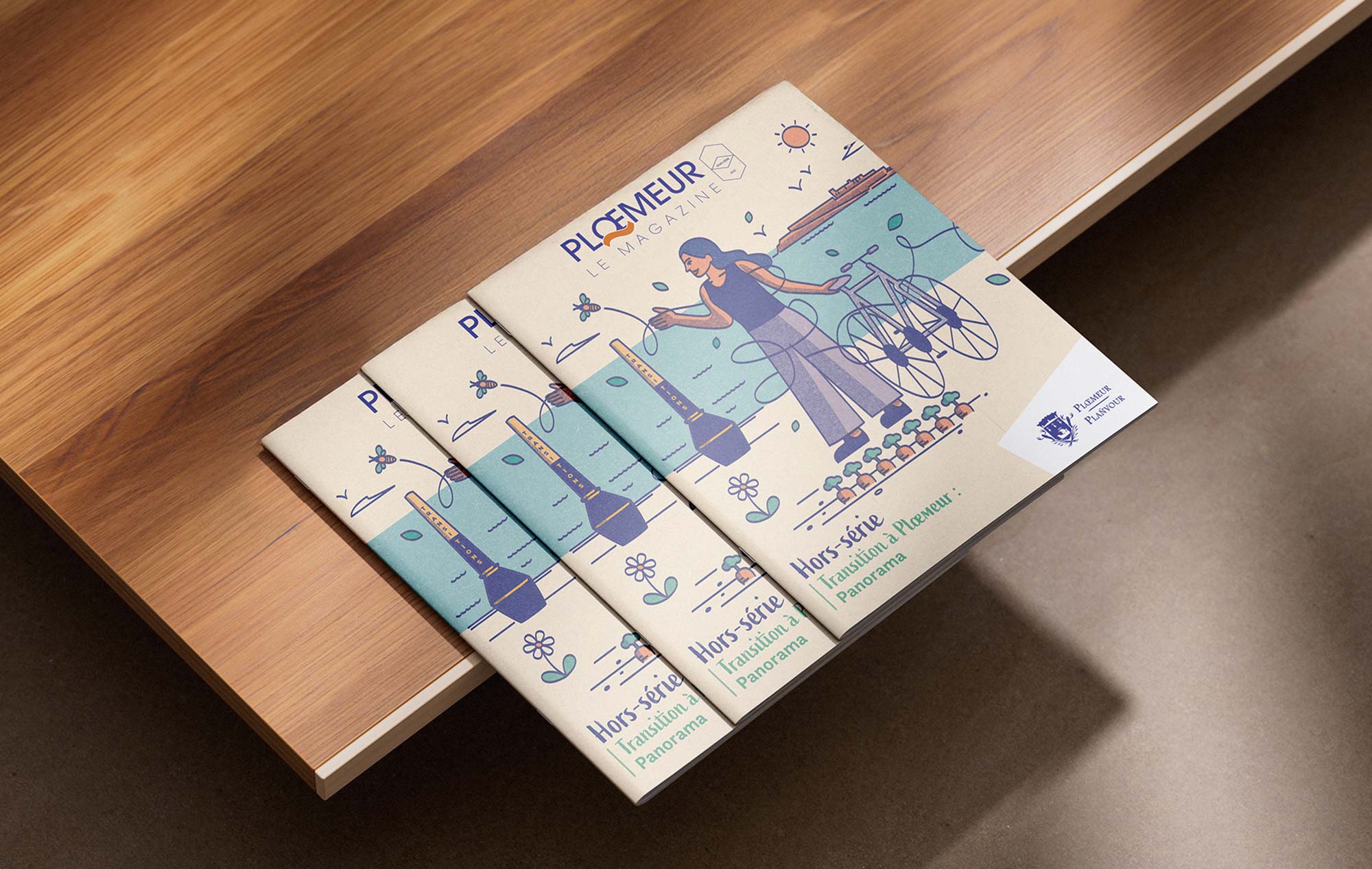 Magazine hors-série “Transition à Plœmeur : panorama” pour la Ville de Plœmeur