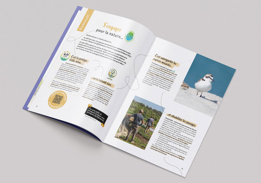 Double page dédiée à un axe spécifique